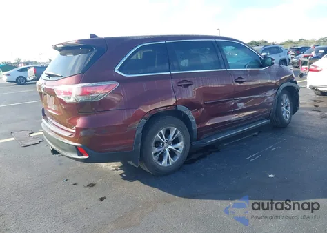 2015 Toyota Highlander Le Plus V6 from USA, damaged, VIN 5TDZKRFH9FS119268